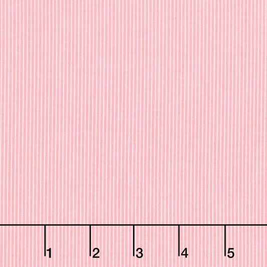 creating memoies woven tinystripe pink fabric  The price indicated is for 25cm. Multiple quantities will be cut as one continuous piece