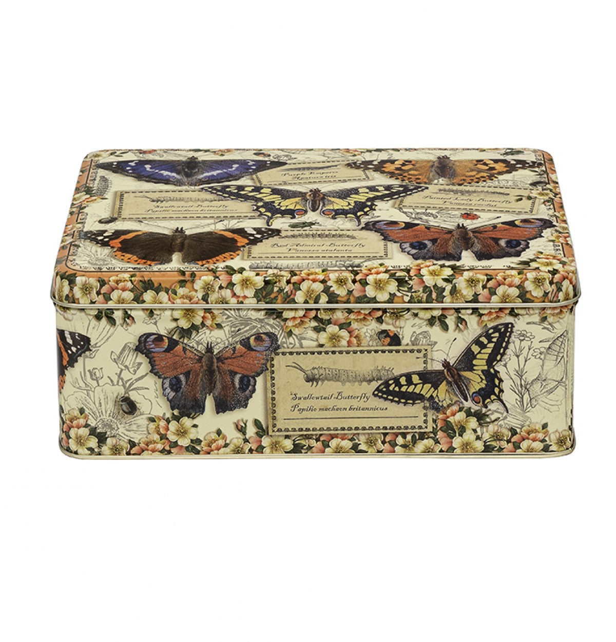 Vintage Butterfly biscuit tin