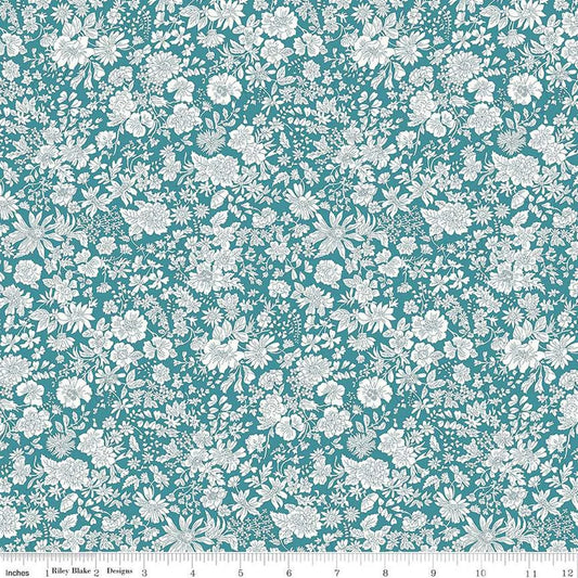 Emily belle liberty fabric peacock cotton