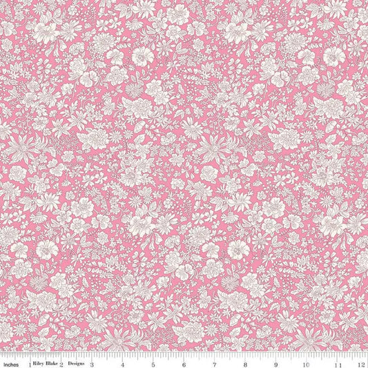 Liberty of London Quilting Fabric - Emily Belle Vintage Pink cotton