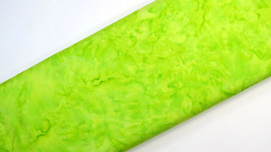 lime batik fabric The price indicated is for 25cm. Multiple quantities will be cut as one continuous piece