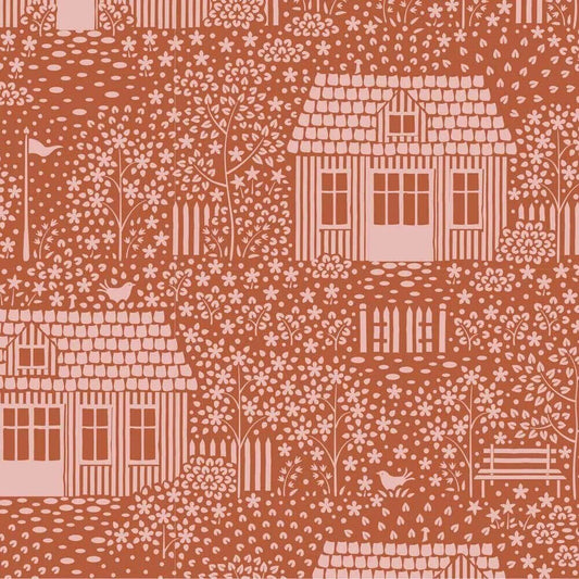 tilda hometown neighborhood  fabric  The price indicated is for 25cm. Multiple quantities will be cut as one continuous piece