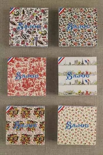 Sajou Six thread storage cards Elbeuf
