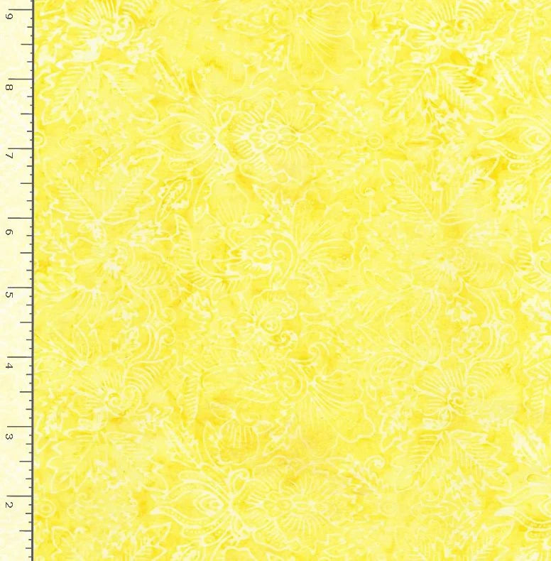 lemon batik fabric The price indicated is for 25cm. Multiple quantities will be cut as one continuous piece